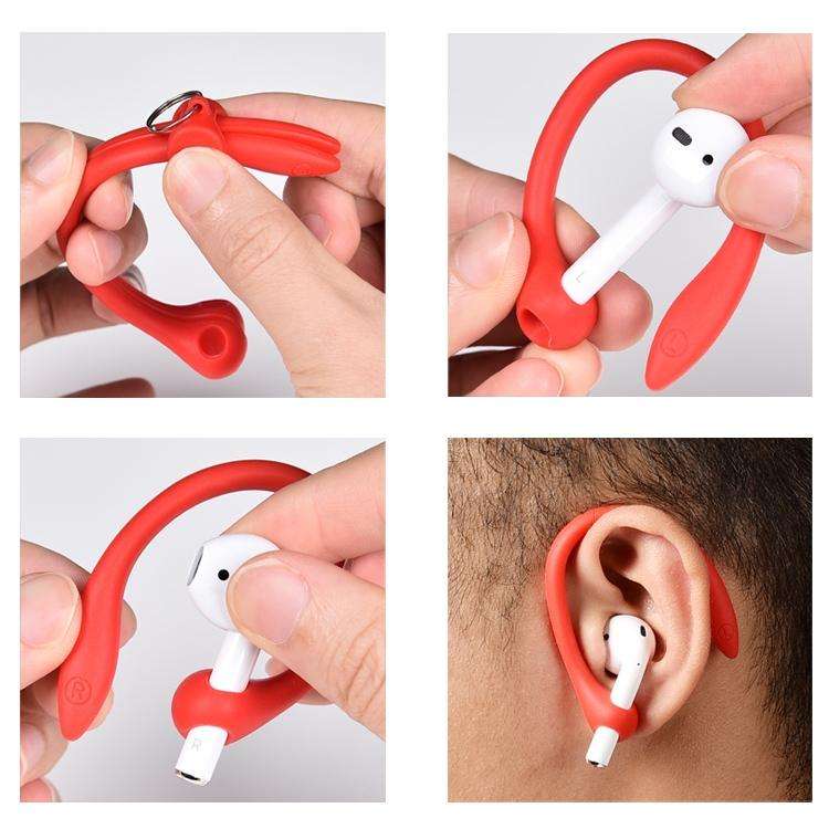 For AirPods 1 / 2 / AirPods Pro / Huawei FreeBuds 3 Wireless Earphones Silicone Anti-lost Lanyard...