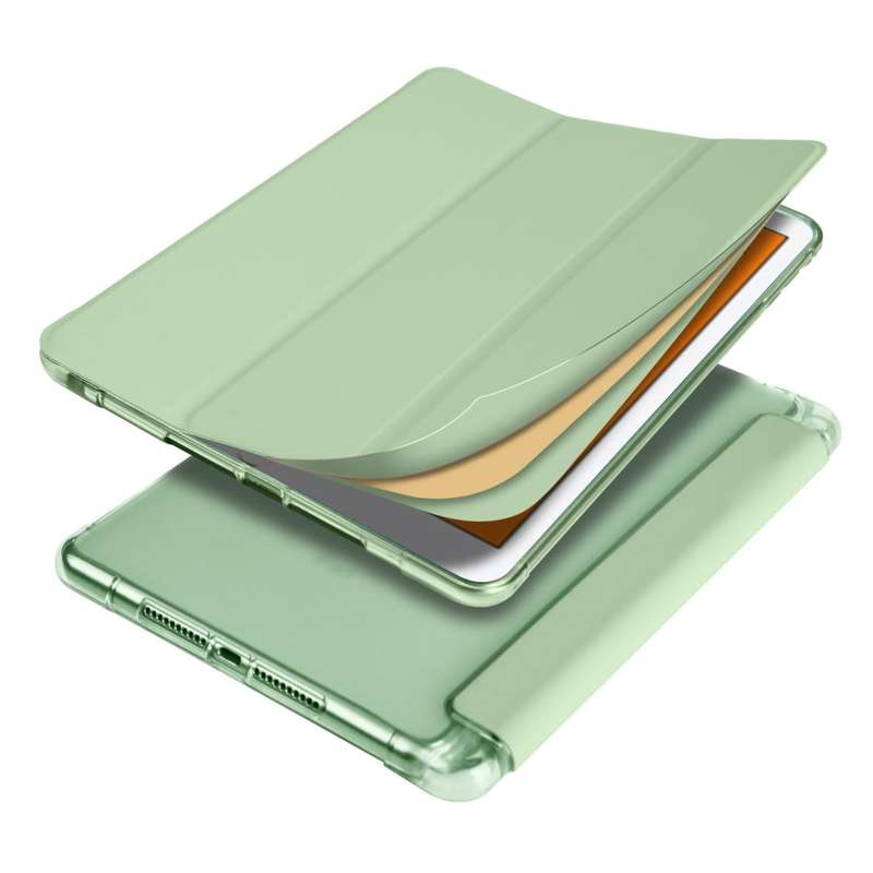 For iPad Mini 5 / Mini 4 3-folding Horizontal Flip PU Leather + Shockproof TPU Case with Holder &...