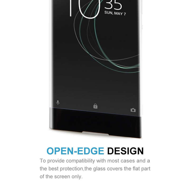 For Sony Xperia XA1 0.33mm 9H Surface Hardness 3D Curved Full Screen Tempered Glass Screen Protec...