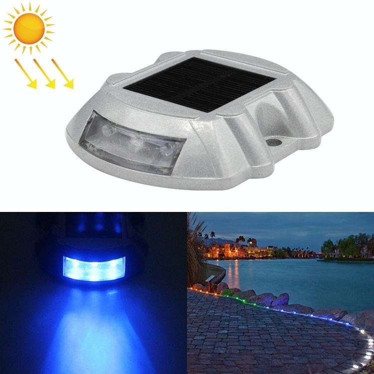 Solar Horseshoe Road Stud Light Car Guidance Light Road Deceleration Light, Constantly Bright Ver...