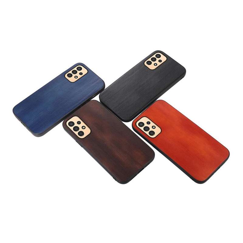 For Samsung Galaxy A13 4G Yellow Cow Texture PU Phone Case(Coffee)