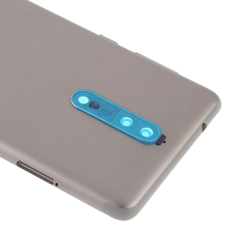 Battery Back Cover with Camera Lens & Side Keys for Nokia 8(Gold)
