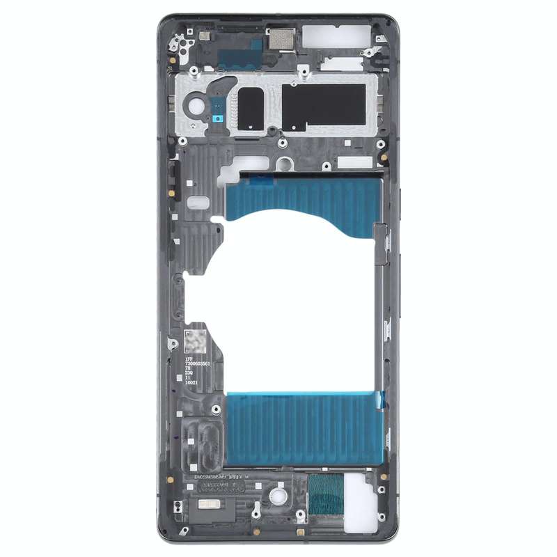 For Google Pixel 7 Front Housing LCD Frame Bezel Plate(Black)