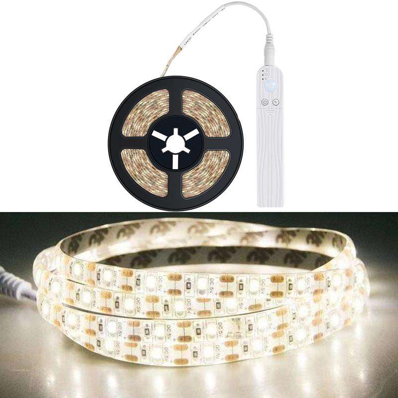 3m LED Battery Box Light Strip Intelligent Induction Dimming Soft Light Strip Drip Waterproof Cab...