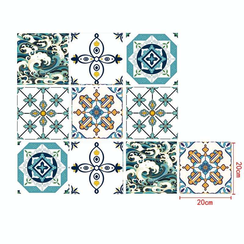 Thickened Wall Stickers Wallpaper Self-Adhesive PVC Floor Tile Stickers Waterproof And Wear-Resis...