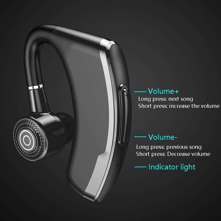 V10P Wireless Bluetooth V5.0 Sport Headphone without Charging Box Support Voice Reception(Sky Blue)