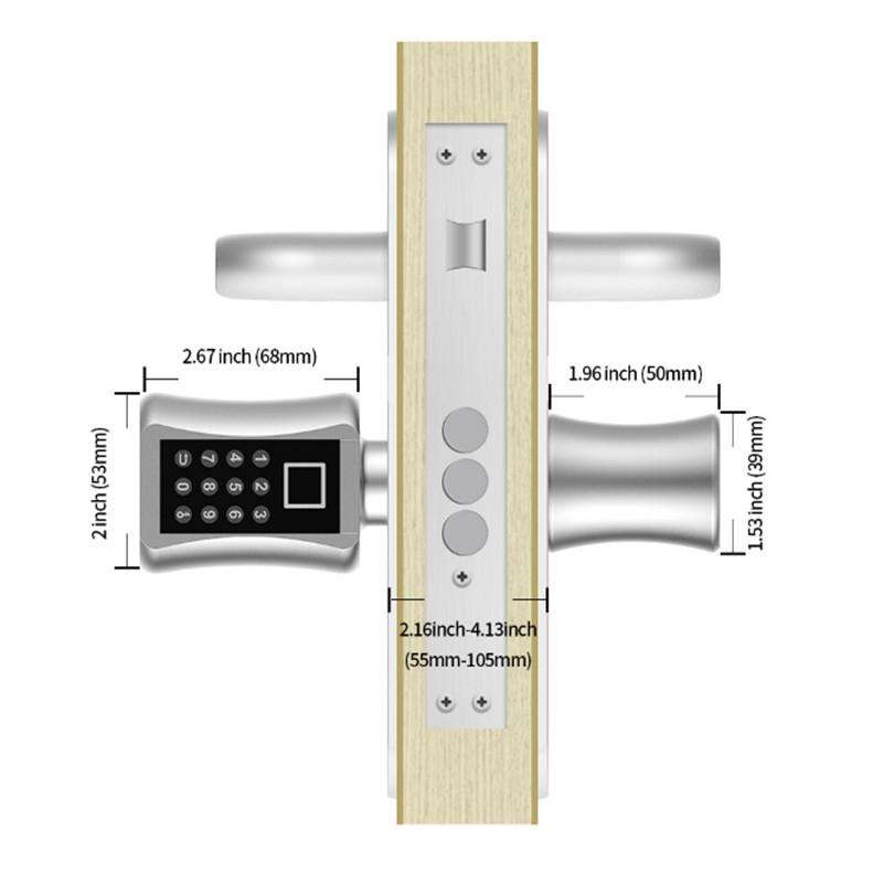 Office Home Value Fingerprint Password Smart Lock Core Password Lock Only LockLock Home Security ...