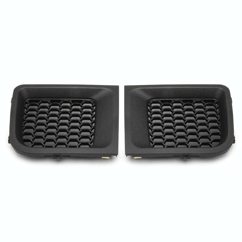2 PCS Car Left + Right Front Bumper Lower Grille Bezel Cover for Jeep Renegade