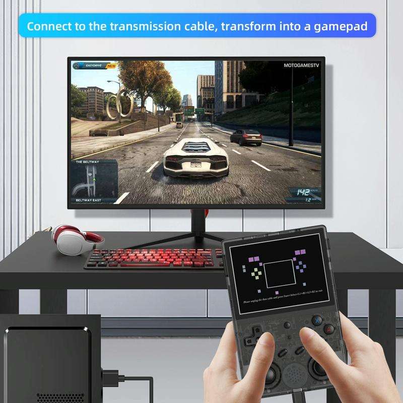 ANBERNIC RG353VS 3.5 Inch Wireless Game Box Linux Single OS Handheld Game Console 64G 15,000 Game...