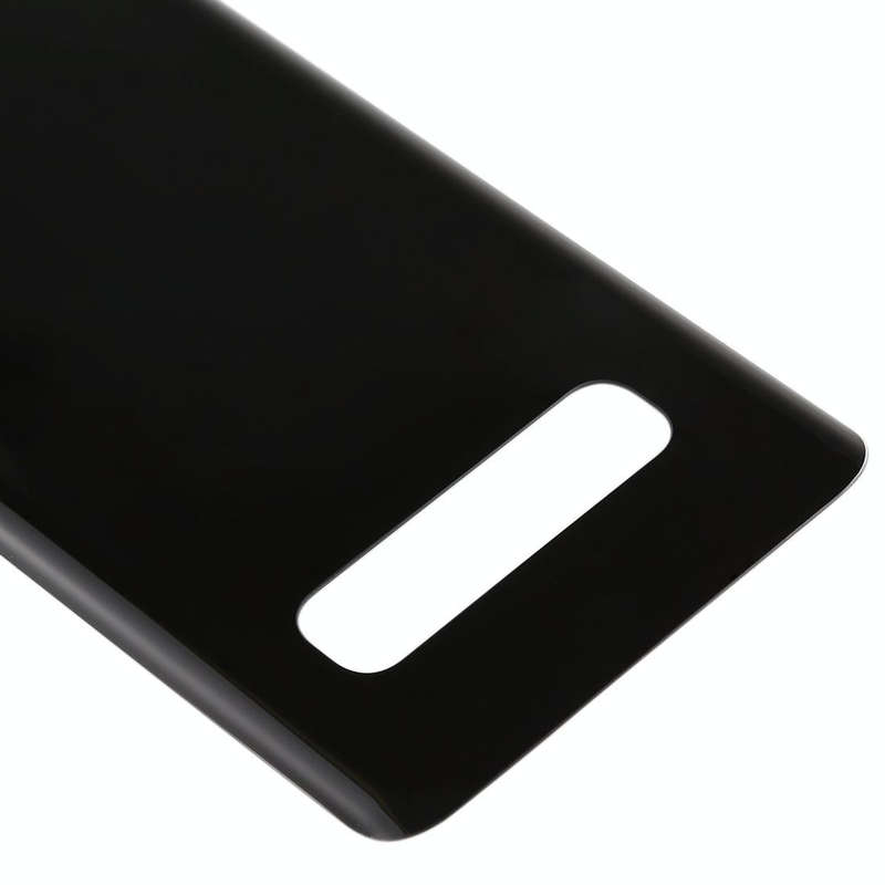 For Galaxy S10+ Battery Back Cover (Black)