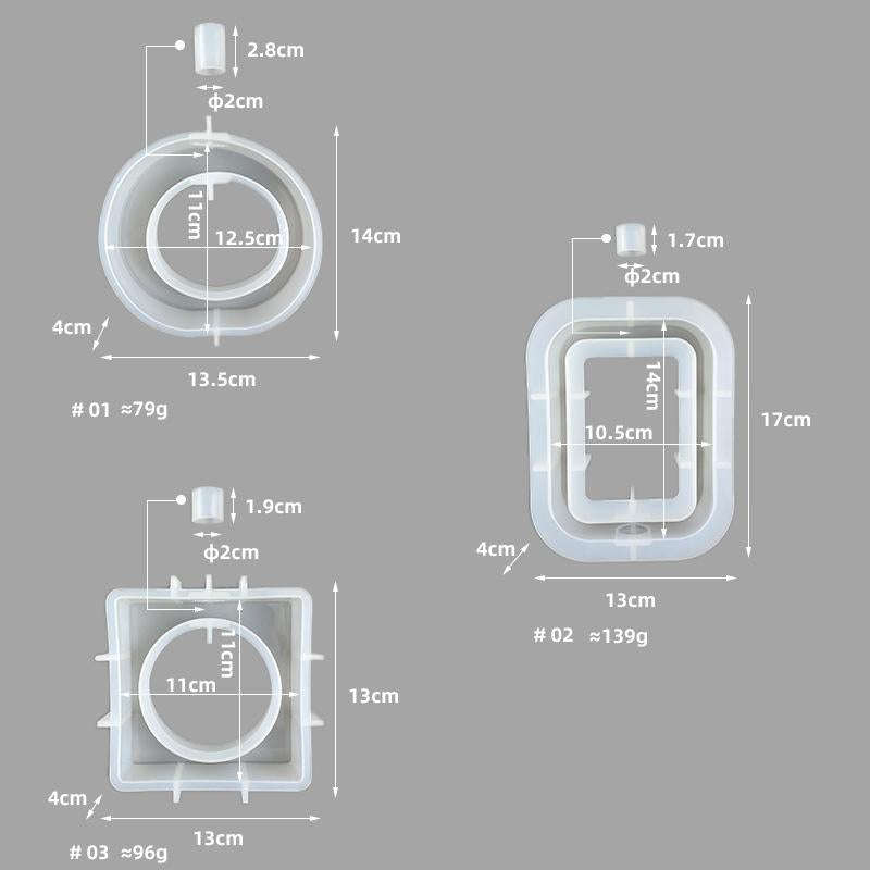 DIY Vase Epoxy Mould Simple Vase Make Tool, Specification: Rectangle