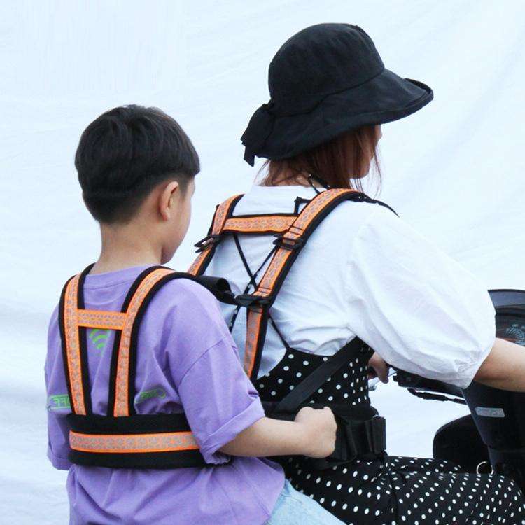 Motorcycle Anti-Fall Children Strap Riding Safety Harness, Color: Dark Blue