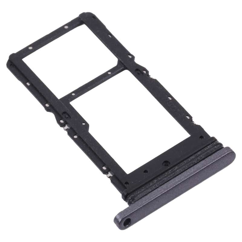 For Samsung Galaxy Tab A7 10.4 (2020) SM-T505 SIM Card Tray + Micro SD Card Tray (Black)