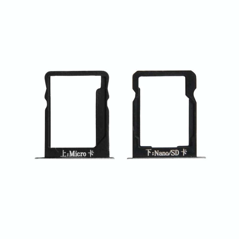 For Huawei Mate 7 SIM Card Tray and Micro SD Card Tray(Grey)