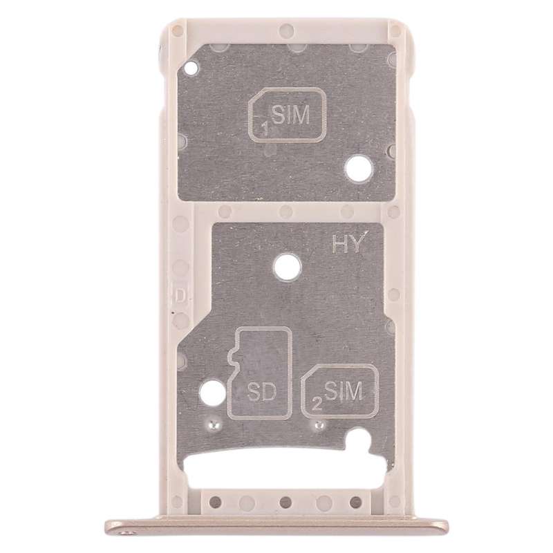 2 SIM Card Tray / Micro SD Card Tray for Huawei Enjoy 6 / AL10(Gold)