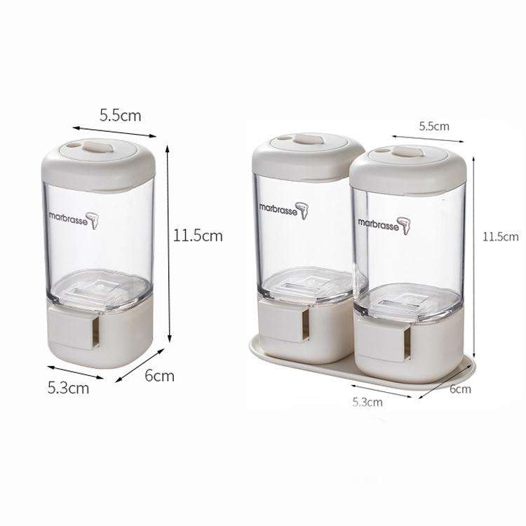 Marbrasse Metering Seasoning Box Pressing Type Seasoning Bottle Rotary Sealing Household Kitchen ...
