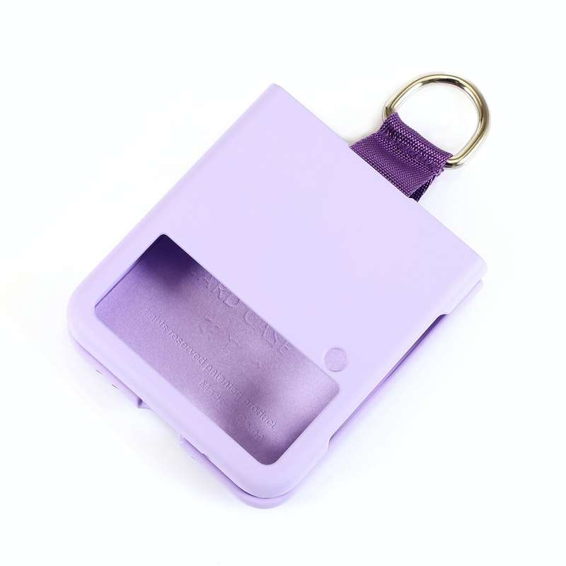 For Samsung Galaxy Z Flip4 Macaron Color Silicone Soft Phone Case(Pink)
