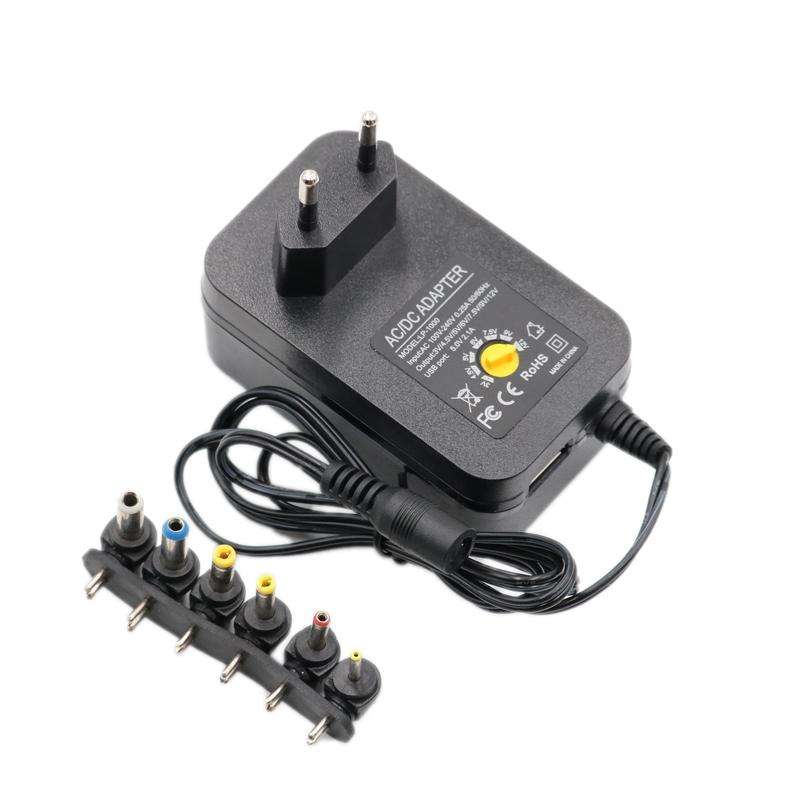 3V 4.5V 5V 6V 7.5V 9V 12V 2A 2.5A AC DC Adapter Adjustable Power Adapter Universal Charger Power ...