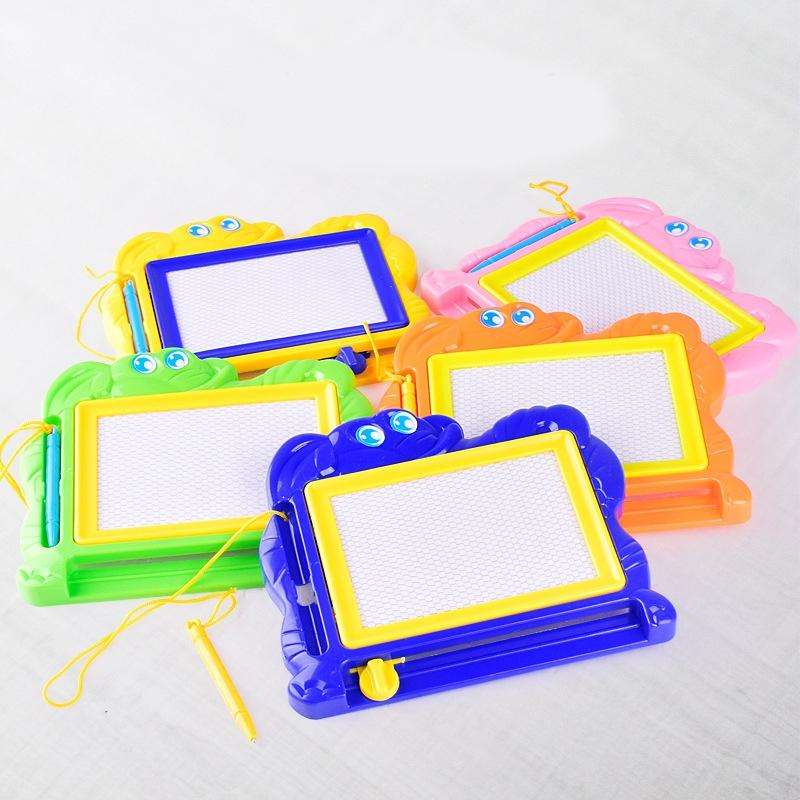 Children Early Education Writing Board Puzzle Black and White Plastic Magnetic Drawing Board Toys...