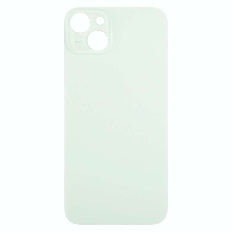 For iPhone 15 Plus Glass Battery Back Cover(Green)
