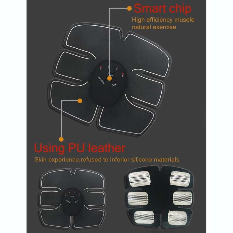 Intelligent Shaping System EMS Body Toning Electrode Kit Muscle Stimulator Home Fitness Training ...