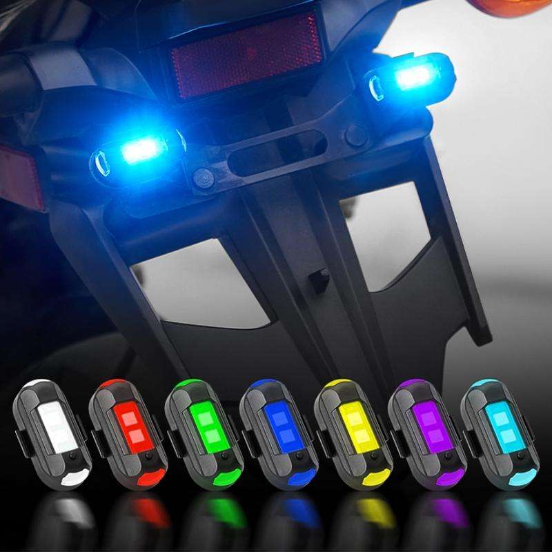 Vibration Remote Control Induction Motorcycle Wireless Strong Magnetic Warning Flash Light, Speci...