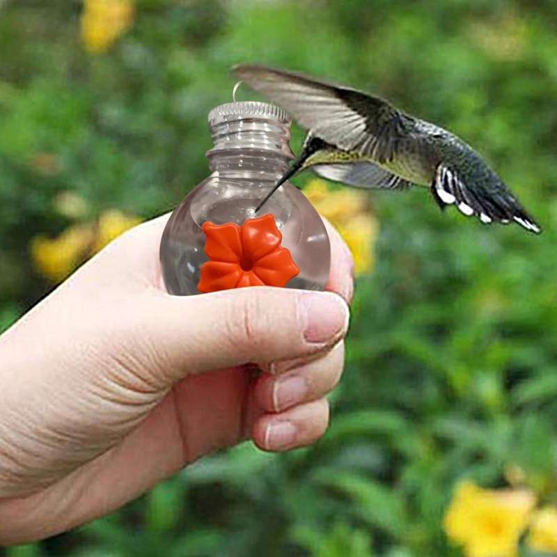 Hanging Bird Feeder Outdoor Hummingbird Feeder Bulb