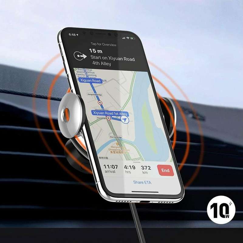 LDNIO 15W Infrared Sensor Fast Charger Car Navigation Bracket(MA02)