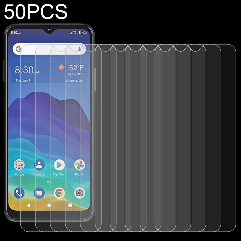 For ZTE Blade 11 Prime 50 PCS 0.26mm 9H 2.5D Tempered Glass Film