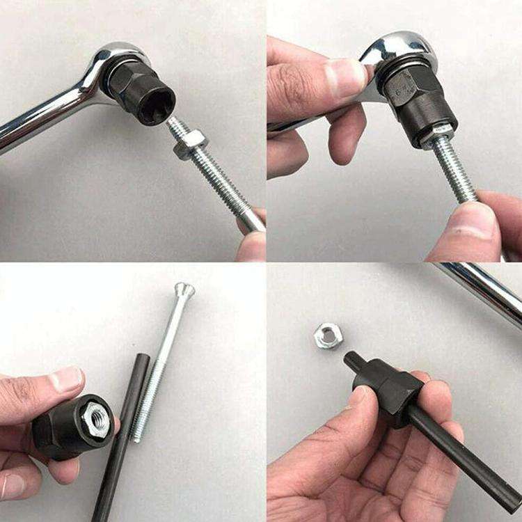 10 PCS / Set Nut Extractor Screw Removal Tool Break Wire Bolt Extractor Short