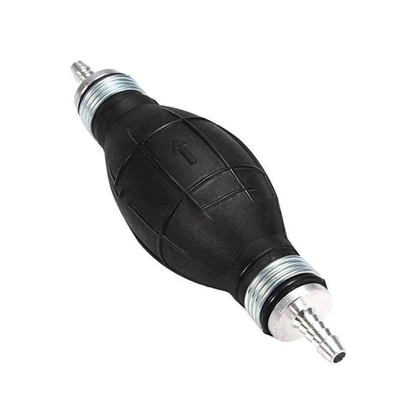 Universal Car Boat Motor Motorcycle Gasoline Pump Spherical Rubber Manual Fuel Pump, Size:12mm(Bl...