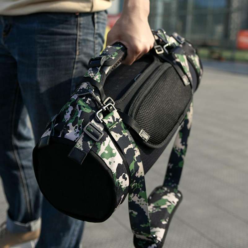 For JBL Boombox Bluetooth Speaker Single-Shoulder Strap Storage Bag With Phone Bag(Camouflage)