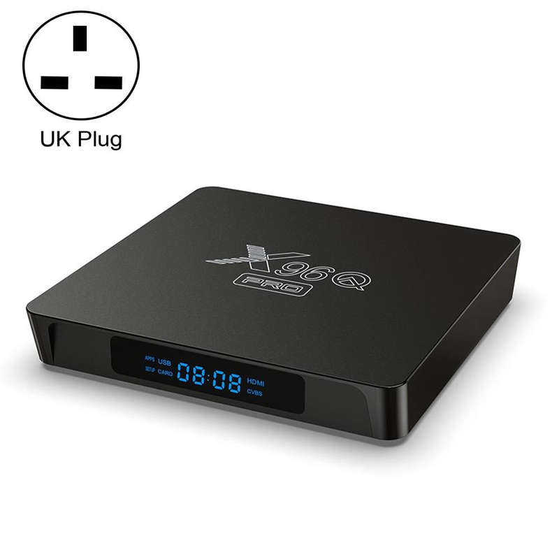 X96Q PRO 4K Smart TV BOX Android 10.0 Media Player, Allwinner H313 Quad Core ARM Cortex A53, RAM:...