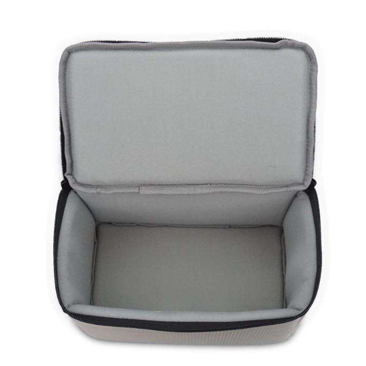 Water-resistant DSLR Padded insert Case Waterproof Zipper Removable Partition Camera Bags(Light G...