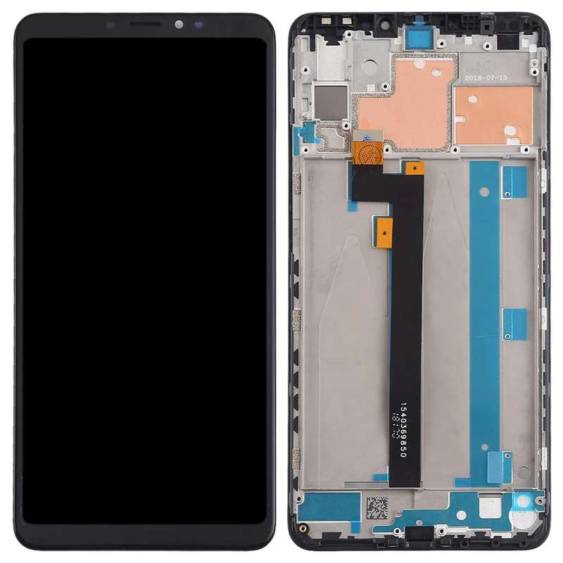 TFT LCD Screen for Xiaomi Mi Max 3 Digitizer Full Assembly with Frame(Black)