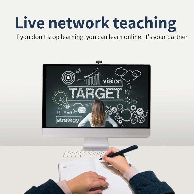 Full HD 1080P Webcam Built-in Microphone Smart Web Camera USB Streaming Live Camera With Noise Ca...