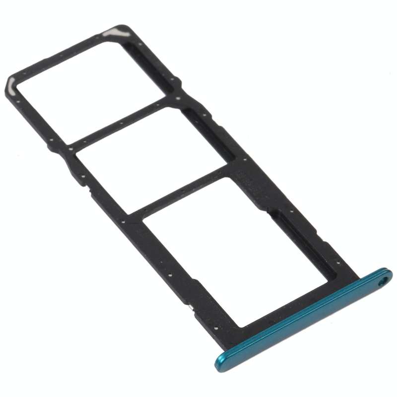 SIM Card Tray + SIM Card Tray + Micro SD Card Tray for Huawei Enjoy 20 SE 4G(Green)