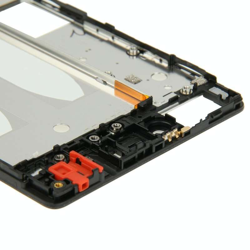 For Huawei P8 Front Housing LCD Frame Bezel Plate(Black)