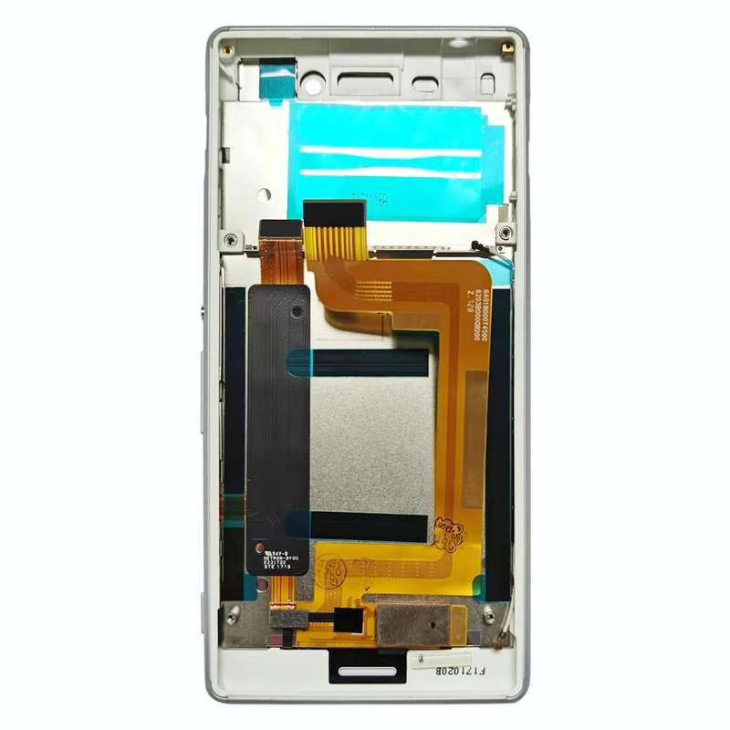 LCD Screen Digitizer Full Assembly with Frame for Sony Xperia M4 Aqua(White)