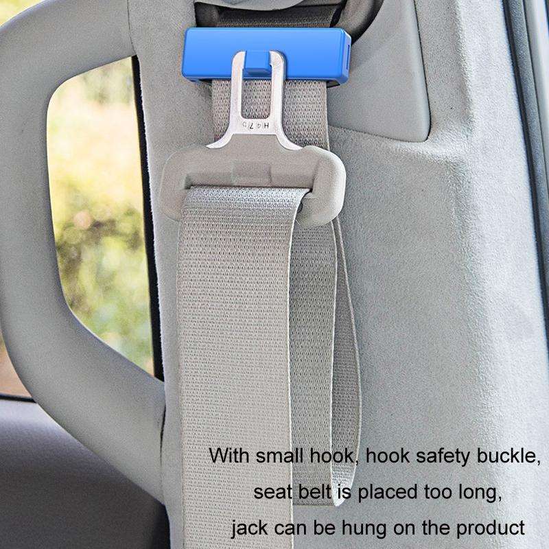 SHUNWEI 1pair Car Safety Belt Limiter Anti-Stranglehold Clip(Blue)