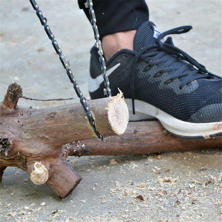 Outdoor Portable Hand-held Wire Saw Field Survival Manganese Steel Chain Saw Multifunctional Logg...