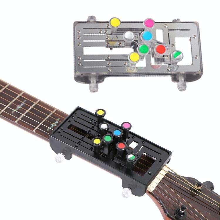 Folk Ukulele Guitar Chord Assist Beginners Guitar Boosters(Silver)