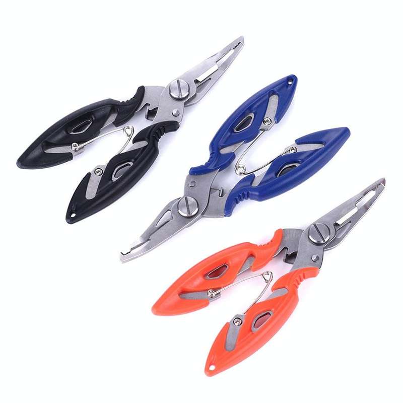 HENGJIA QT014 Multifunctional Stainless Steel Jaw Fishing Pliers Scissors Hook Removal Tool Line ...