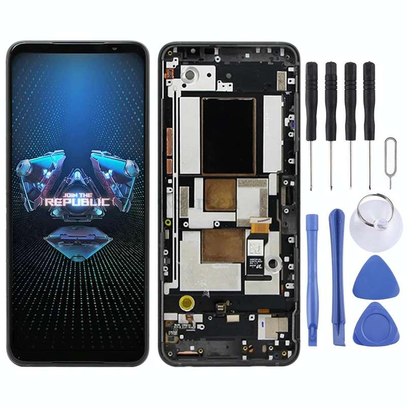 Original AMOLED LCD Screen for Asus ROG Phone 5 ZS673KS 1B048IN I005DB I005DA Digitizer Full Asse...