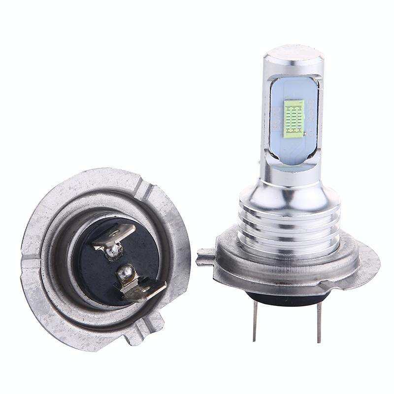 2 PCS H7 72W 1000LM 6000-6500K Super Bright White Light Car Fog LED Bulbs, DC 12-24V (Ice Blue Li...