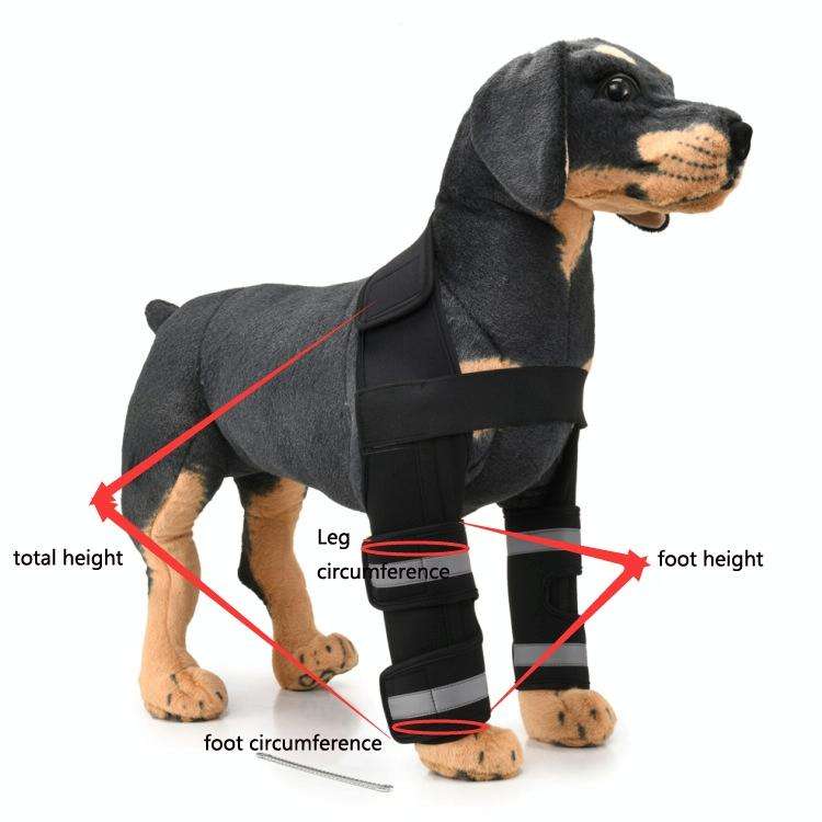 Pet Dog Leg Knee Guard Surgery Injury Protective Cover, Size: M(Classic Model (Red))
