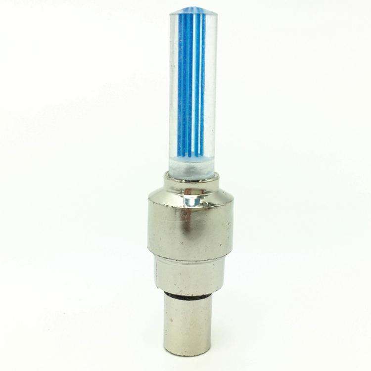 10 PCS LED Bicycle Lights Wheel Tire Valve Caps Bike Accessories Cycling Lantern Spokes Lamp(Blue)