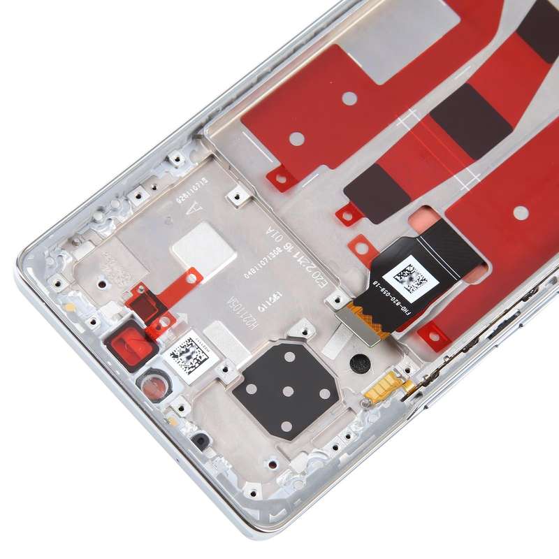 Original LCD Screen For Honor 80 Digitizer Full Assembly with Frame(Silver)