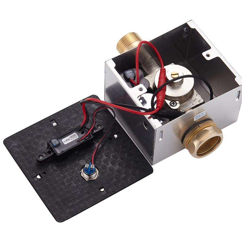 Recessed Wall in Type Flush Valve for Auto-induction Toilet, with Infrared Automatic Function DC AC