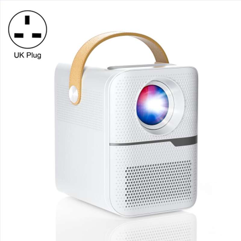 P10 1080P Android 10.0 Smart Portable LCD Mini Projector, Plug Type:UK Plug